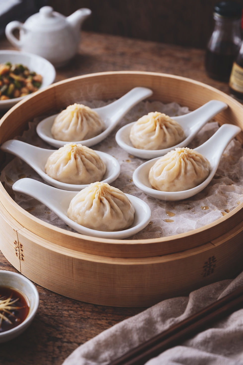 この小籠包の撮影も雨の日