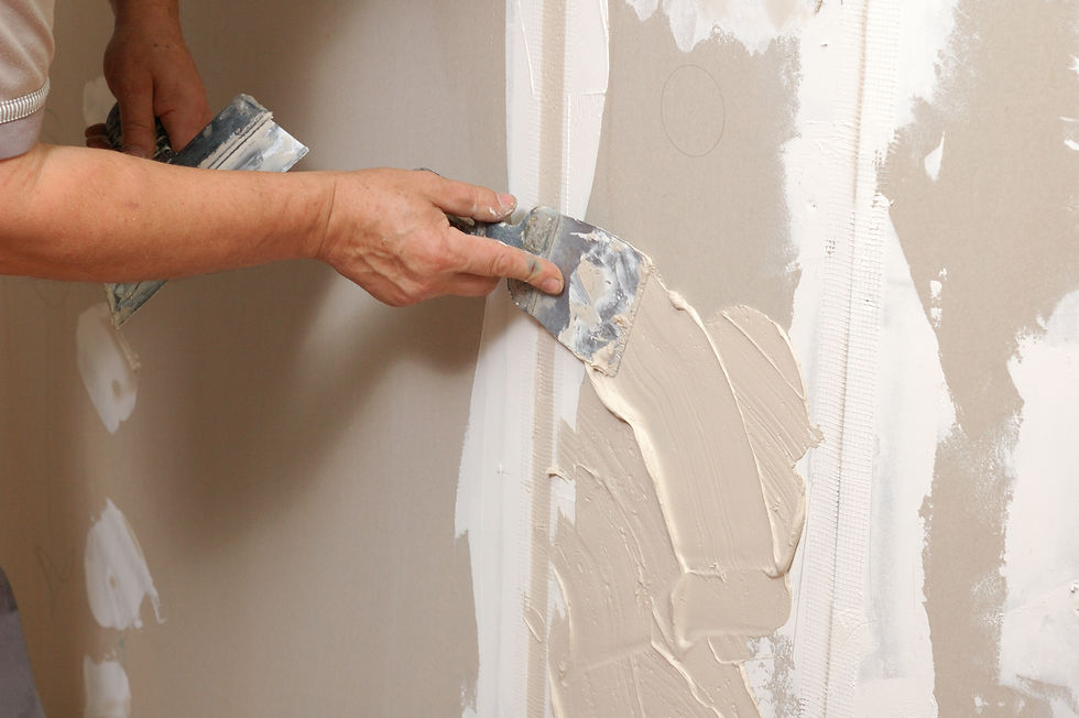 drywall repair and surface prep