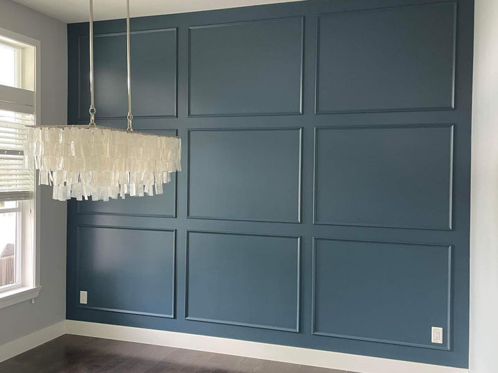 Accent wall painting Fraser Valley
