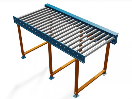 Pat de role antrenat - Antrenare pe lant - Vedere isometrica