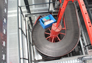 Conveior tip spirala - transport lazi - Logistica - SELF TRUST Romania