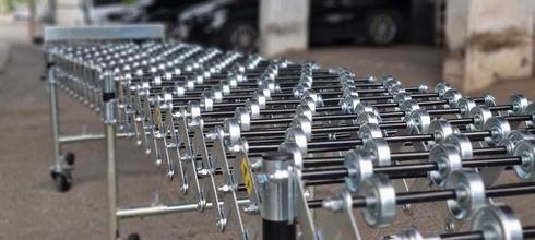 Conveior extensibil cu role - Pat gravitational