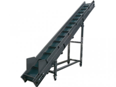 Conveior inclinat - Banda PVC - Prevazut cu rotile - SELF TRUST