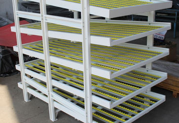 Rafturi dinamice - sine cu galeti - Automotive - SELF TRUST Romania