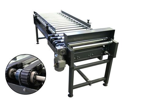 Conveior cu role - Sistem Pop - Up - Transfer - Curele dințate