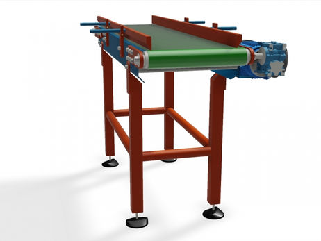 Conveior cu banda PVC - Rola 50 mm 3