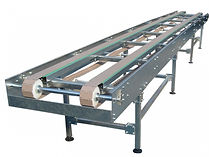 Straight conveyor - Transport chain - Stainless steel structure