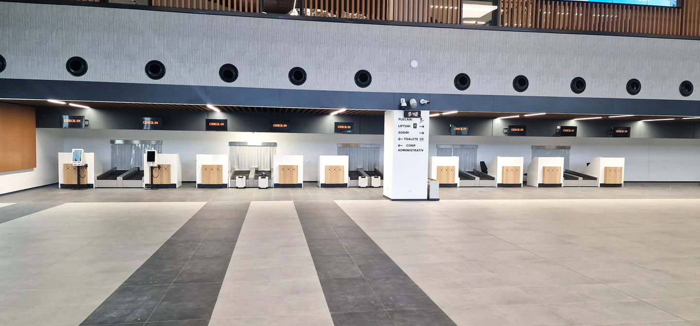 Maramureș International Airport Romania served with baggage handling solutions by CITCOnveyors