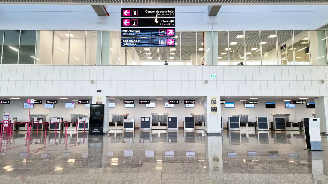 Craiova International Airport Romania served with baggage handling solutions by CITCOnveyors