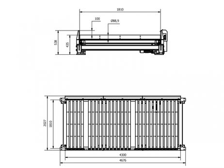 Pat de role antrenat - Heavy Duty - schita