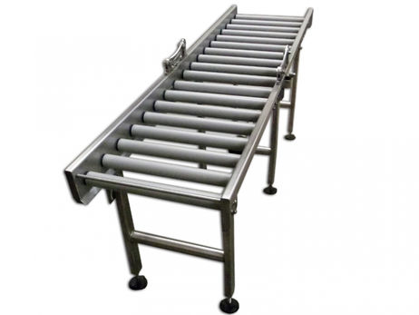 Pat de role - gravitational - Structura otel inox - Role PVC - rabatabil - Industria alimentara