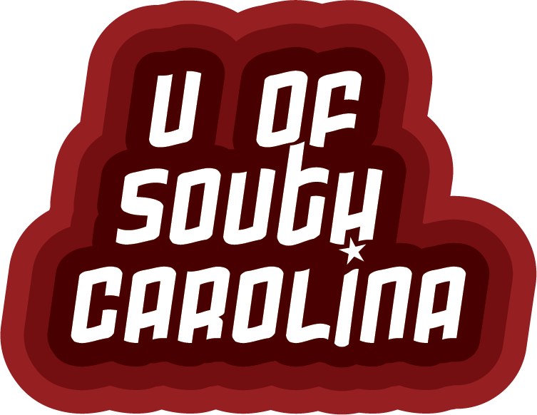 U of South Carolina Multicolor sticker
