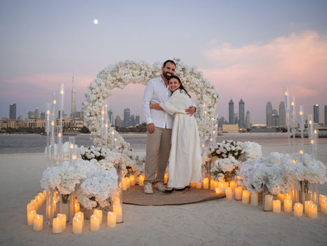 Ideas for a Surprise Proposal on the Beach in Dubai