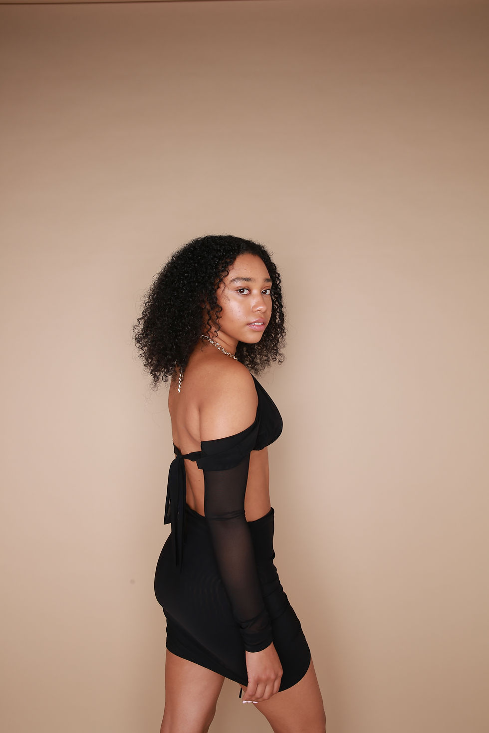 Thumbnail: Chain Detail Ruched Co-ord