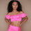 Thumbnail: Hot Pink Ruffle Gypsy Co-ord