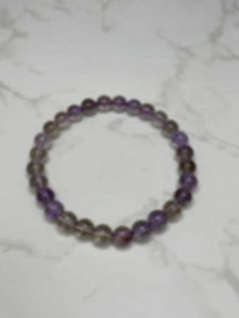 Ametrine Beaded Bracelet