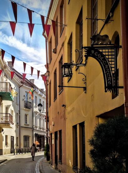 Streets of Vilnius, Lithuania