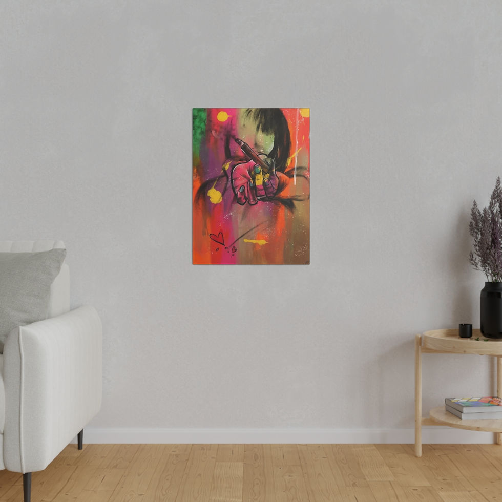Thumbnail: ‘Come Closer’ Matte Canvas, Stretched, 0.75"