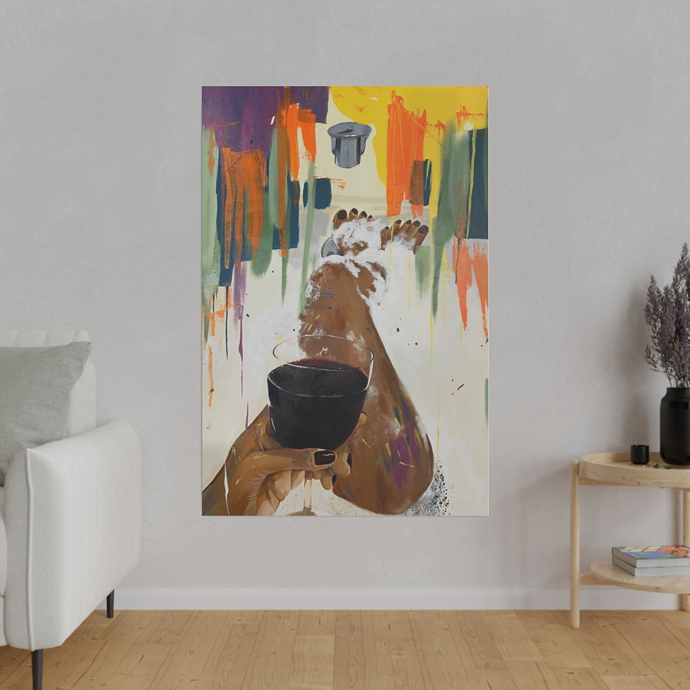 Thumbnail: ‘Treat Her Like Art’ Matte Canvas, Stretched, 0.75"