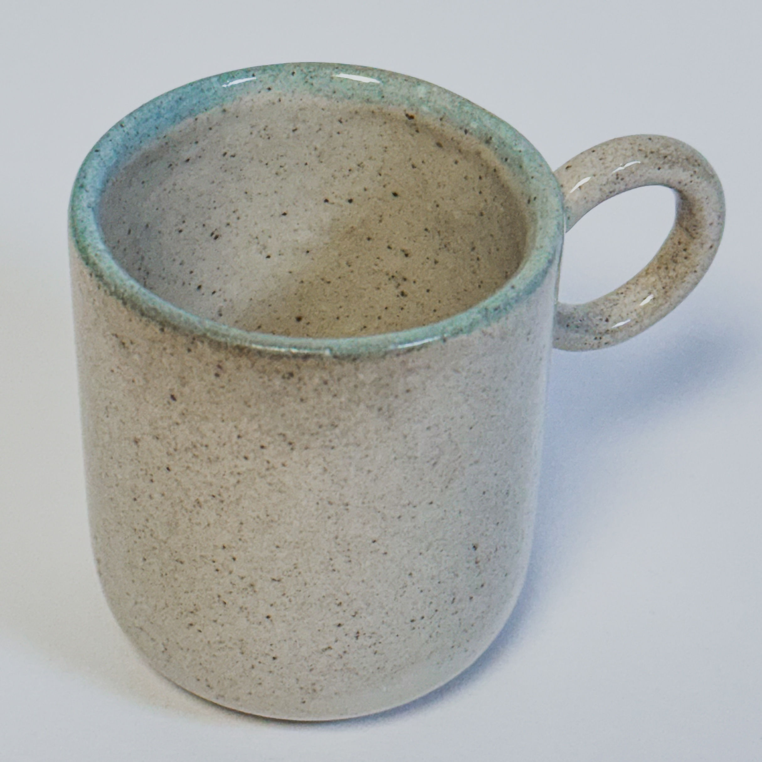 Mint Line Coffee Cup
