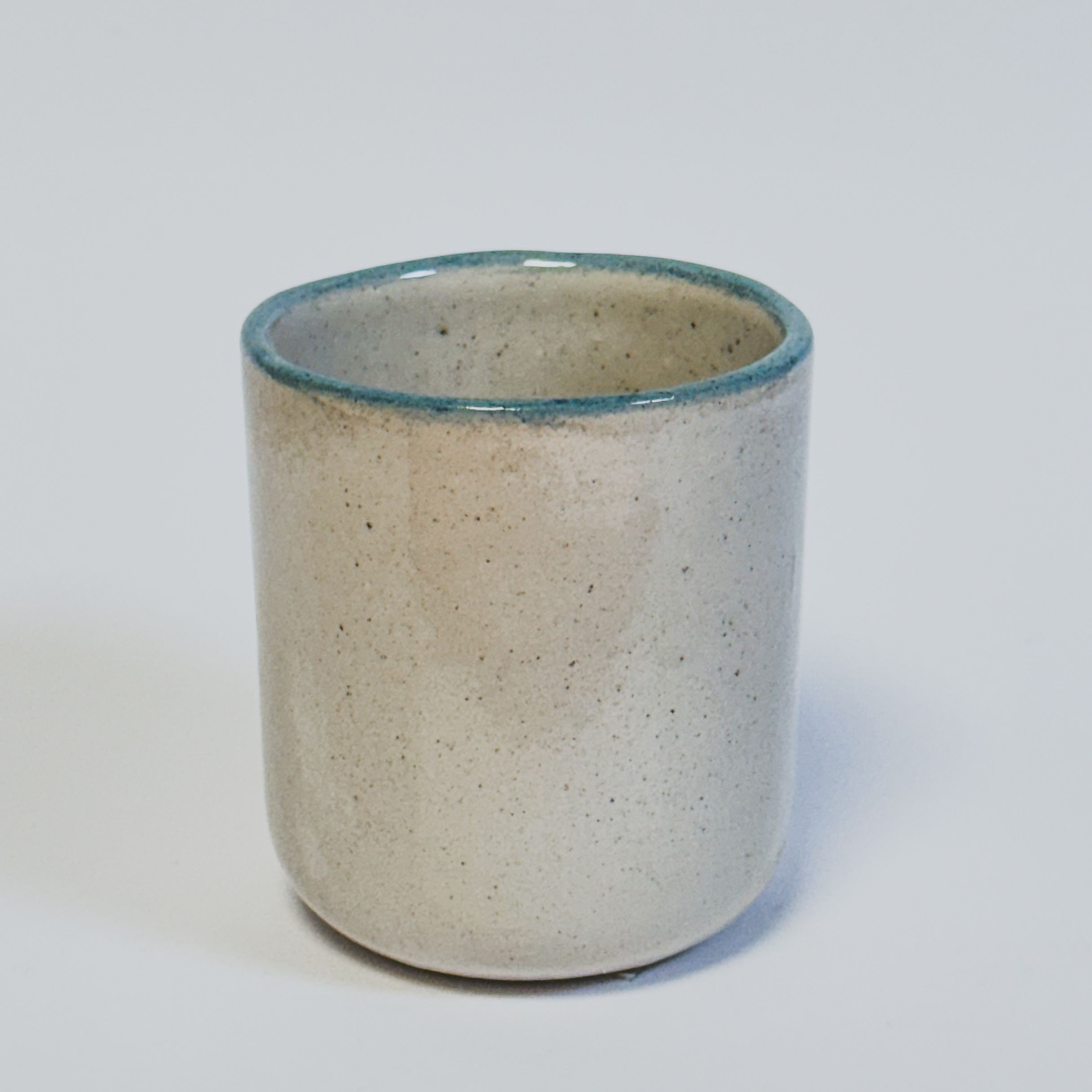 Turquoise Line Coffee Cup