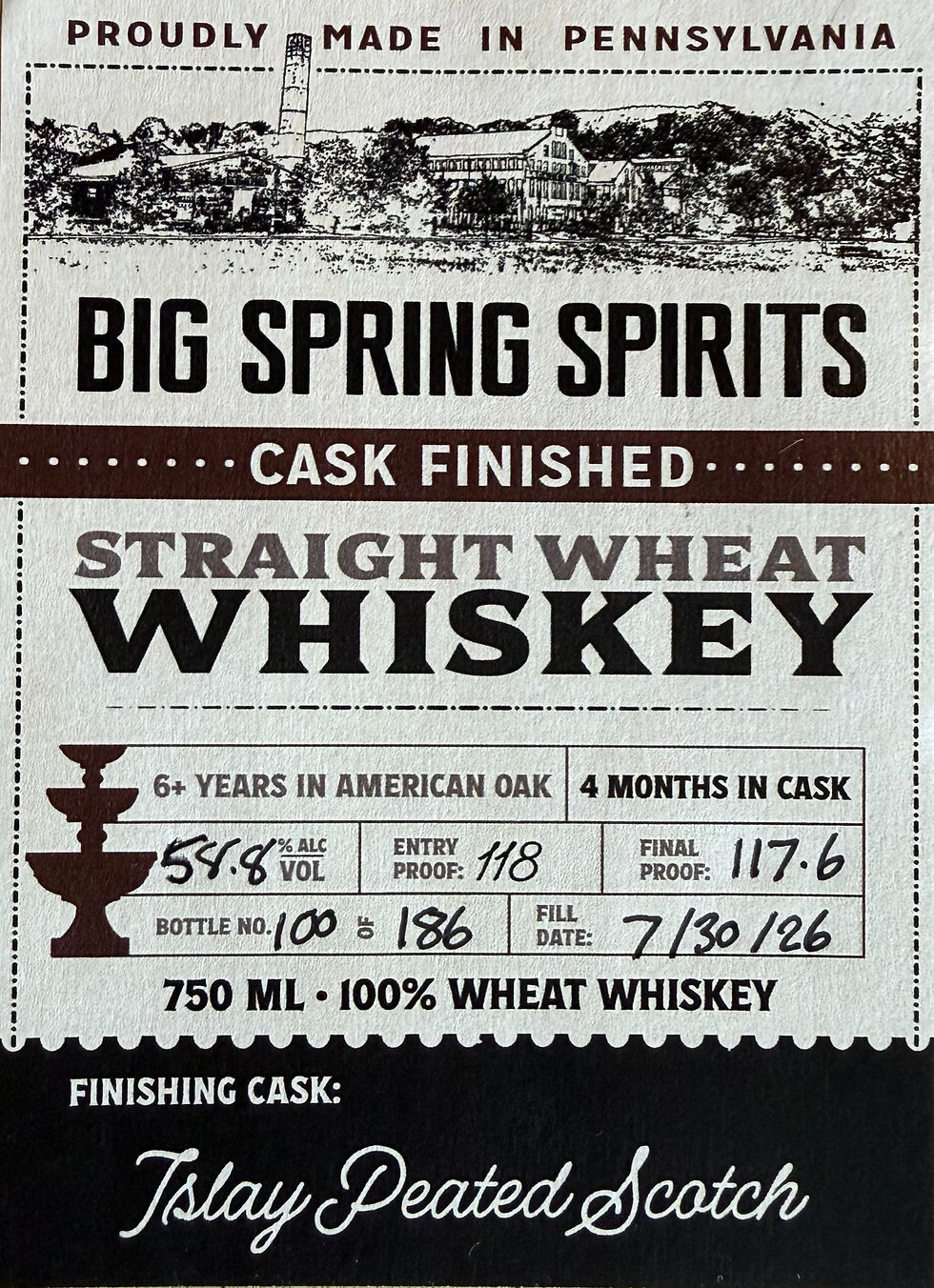 Thumbnail: Islay Peated Scotch Cask-Finished Wheat Whiskey