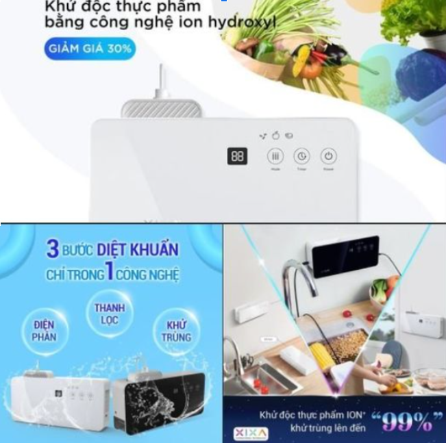 Thông tin sản phẩm khử độc thực phẩm đa năng Xixa .
content media