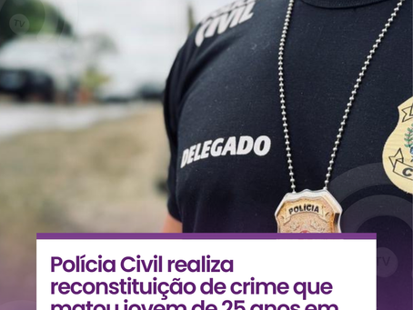 Polícia Civil realiza reconstituição de crime que matou jovem de 25 anos em Guaxupé