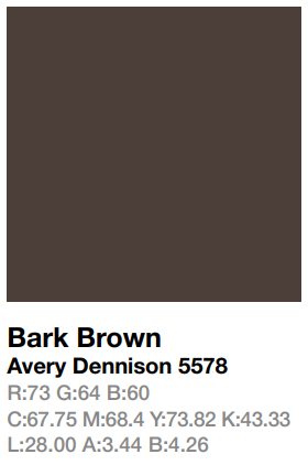 Avery 5578 Bark Brown