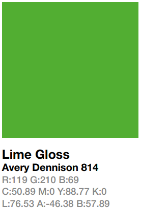 Avery 814 Lime
