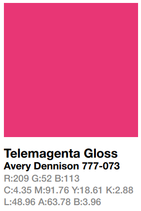 Avery 777-073 Telemagenta