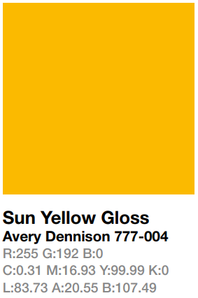 Avery 777-004 Sun Yellow
