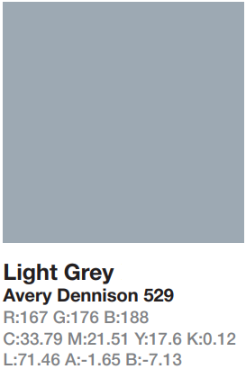Avery 529 Light Grey