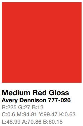 Avery 777-026 Medium Red