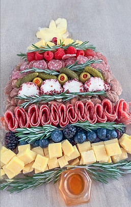 Christmas tree Charcuterie board