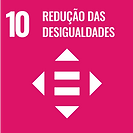 Símbolo da ODS 10: Redução das Desigualdades