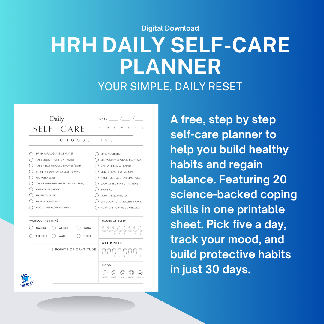 HRH Daily Self-Care Planner