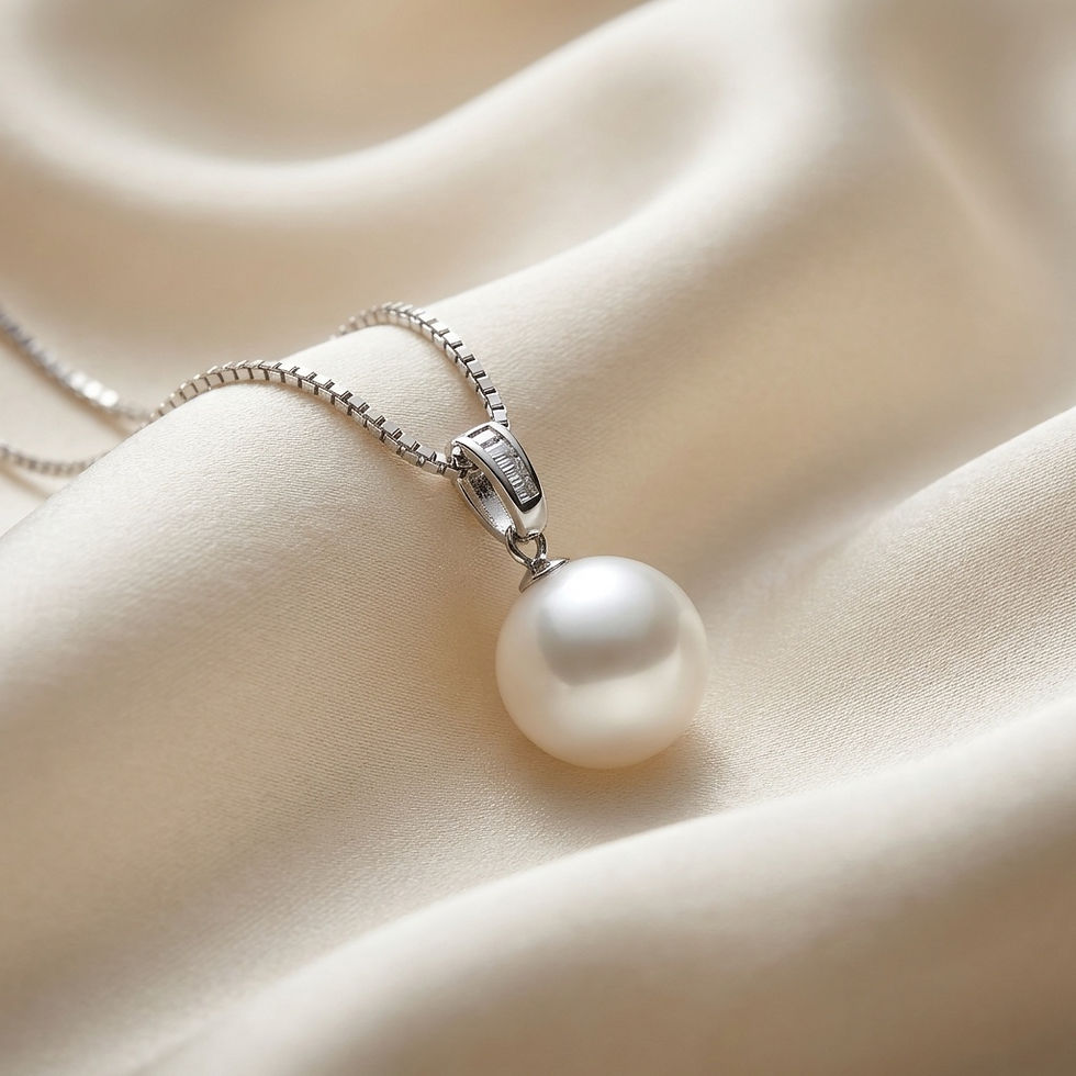 Miniatura: perevere.it pendente con perla di acqua dolce bianca freshwater white pearl