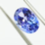 Tanzanite blu ziosite naturale con certificato certified blue tanzanite