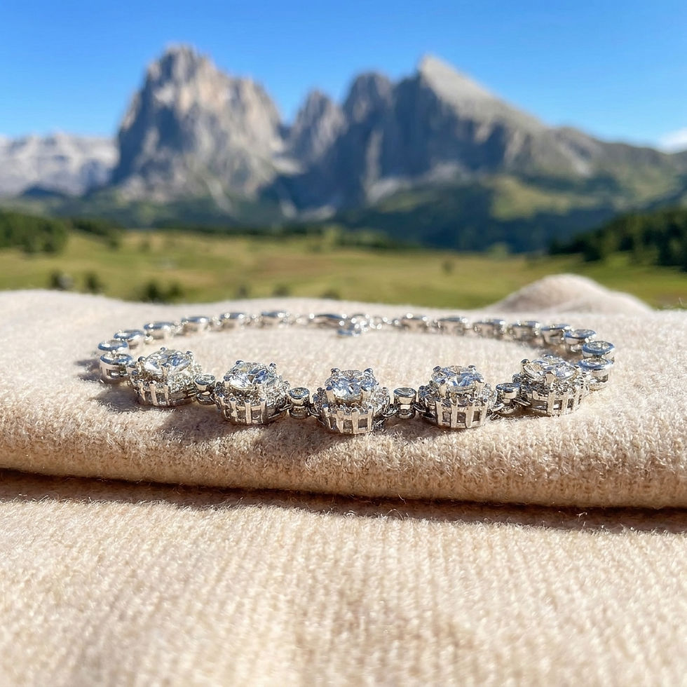 diamondshero.it bracciale tennis bracelet oro argento brillante diamante moissanite diamond silver