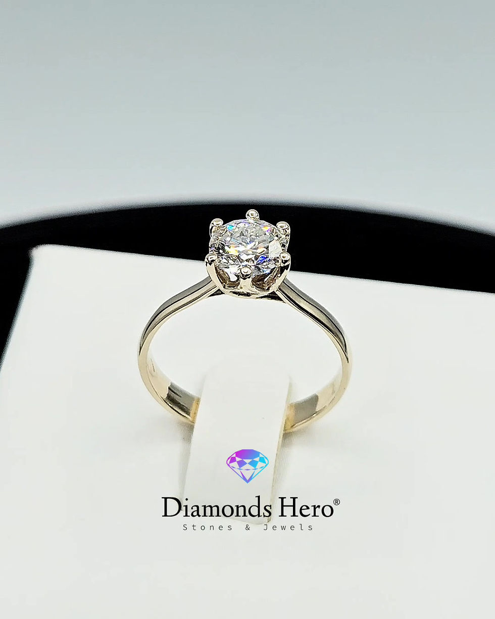 Miniatura: diamondshero.it anello solitario diamante lab grown diamond certificato IGI