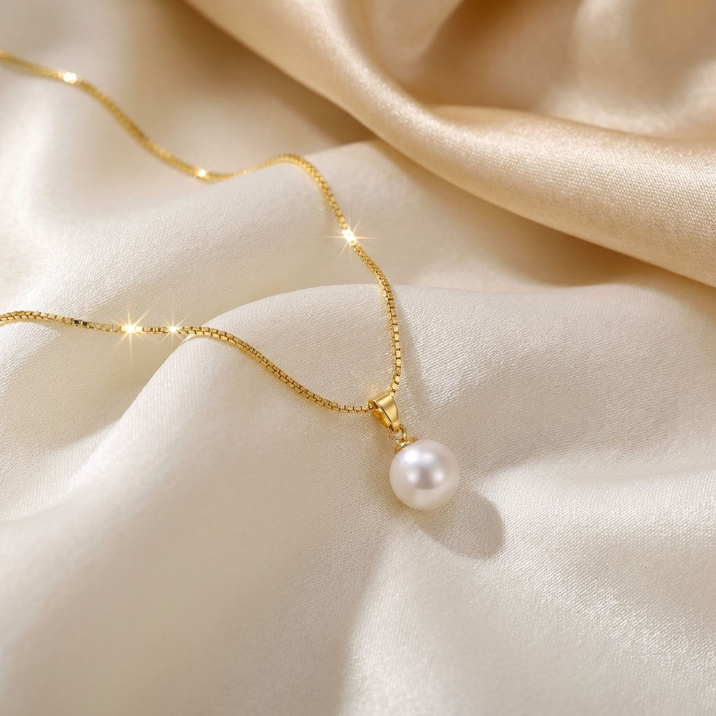 perevere.it pendente con perla di acqua dolce bianca freshwater white pearl