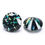 Miniatura: brillante diamante moissanite moissanit diamond taglio rotondo verde green round cut certificato laser