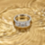 diamondshero.it anello trilogy argento oro moissanite diamante diamond silver gold ring
