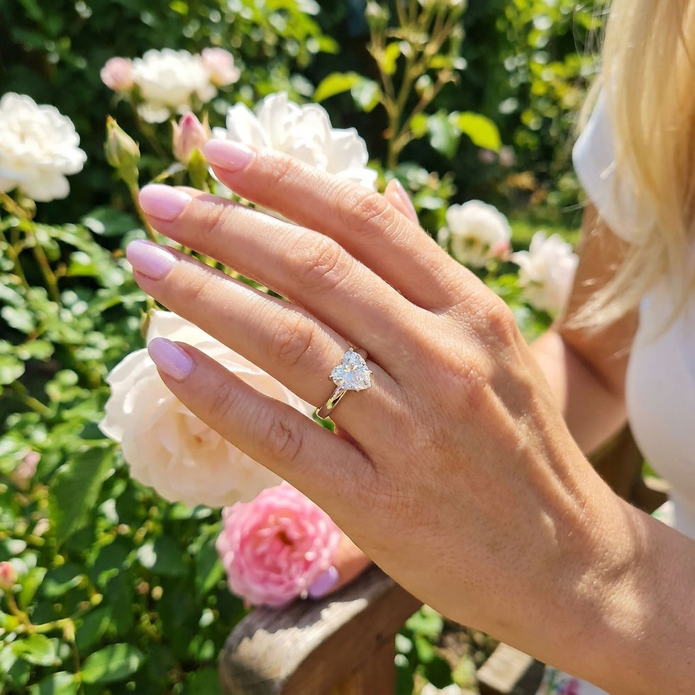 Miniatura: diamondshero.it anello solitario argento oro diamante brillante moissanite round rotondo tiffany ring diamond silver gold