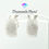 Miniatura: orecchini con diamanti moissanite pavé monachella moissanite brilliant earrings silver gold diamondshero