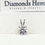 Miniatura: diamondshero.it pendente punto luce oro argento brillante diamante moissanite diamond ring silver pendant