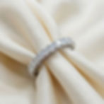 diamondshero.it anello argento oro moissanite princess principessa riviera veretta diamante diamond silver gold ring eternity