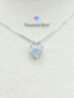 diamondshero.it pendente solitario diamante moissanite indossato diamond pendant brilliant gold silver oro argento