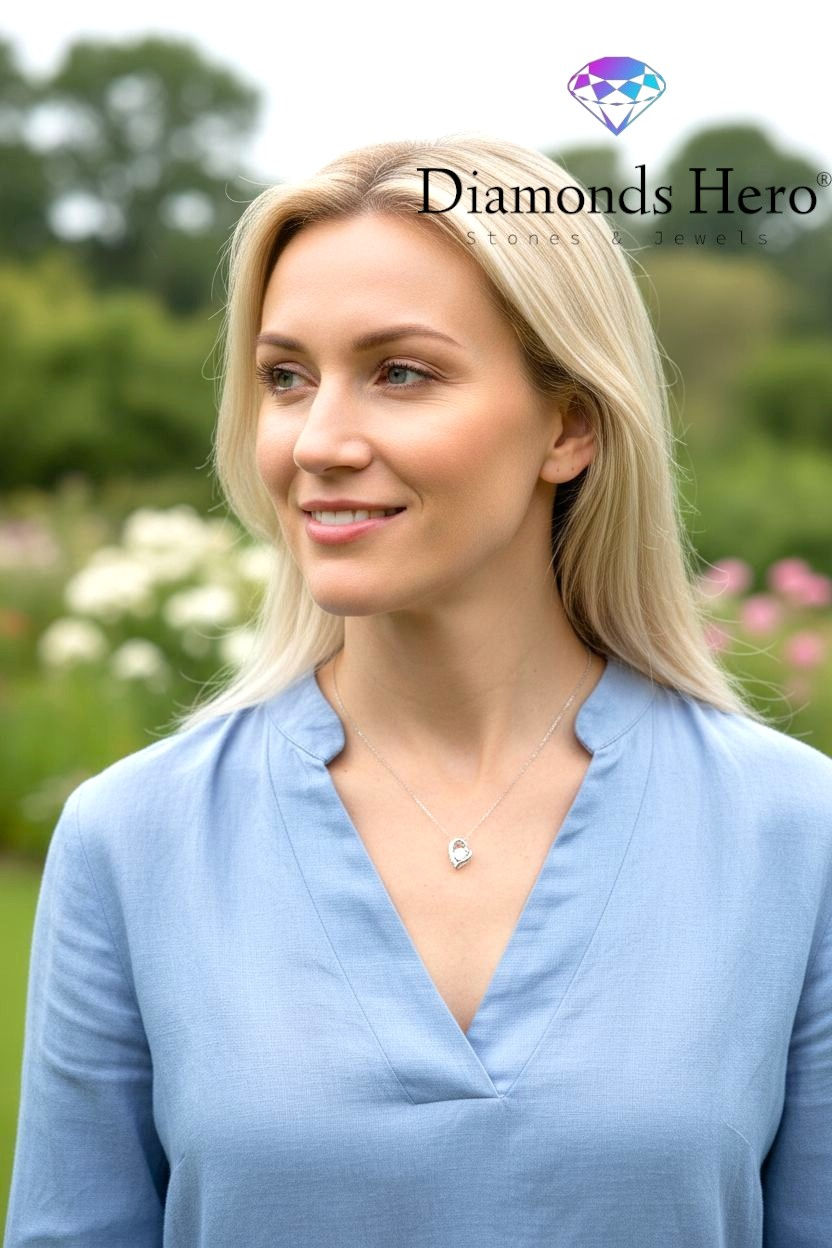 Miniatura: diamondshero.it pendente punto luce oro argento brillante diamante moissanite diamond ring silver pendant